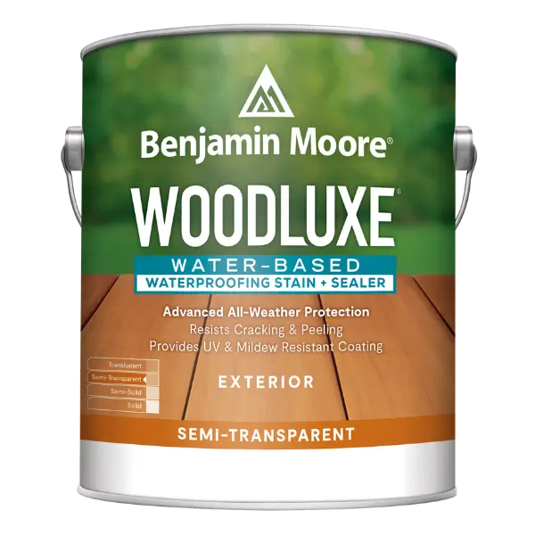 Woodluxe Water-Based Waterproofing Stain + Sealer – Semi-Transparent
