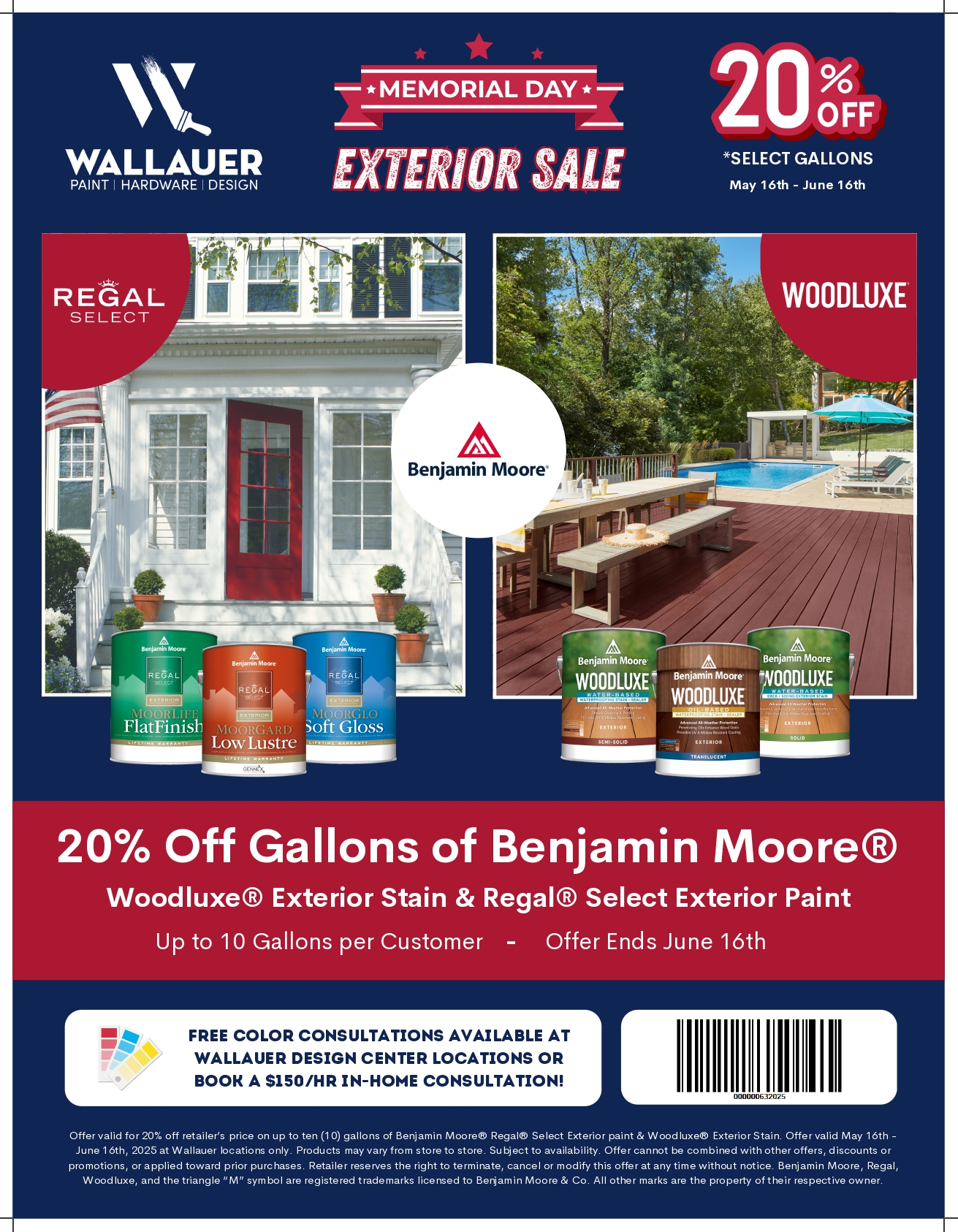 Wallauer Benjamin Moore 20 OFF Sale